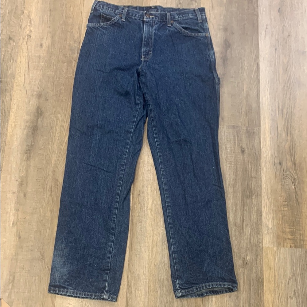 Dickies Blue Straight-Leg Jeans Classic Style